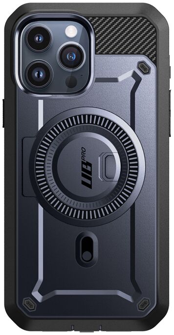 SUPCASE UB Mag Pro Apple iPhone 15 Pro Max Hoesje MagSafe Stand Blauw afbeelding 2