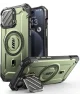 SUPCASE UB Pro MagXT iPhone 15 Pro Max Hoesje Camera Protector Groen