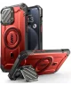 SUPCASE UB Pro MagXT iPhone 15 Pro Max Hoesje Camera Protector Rood