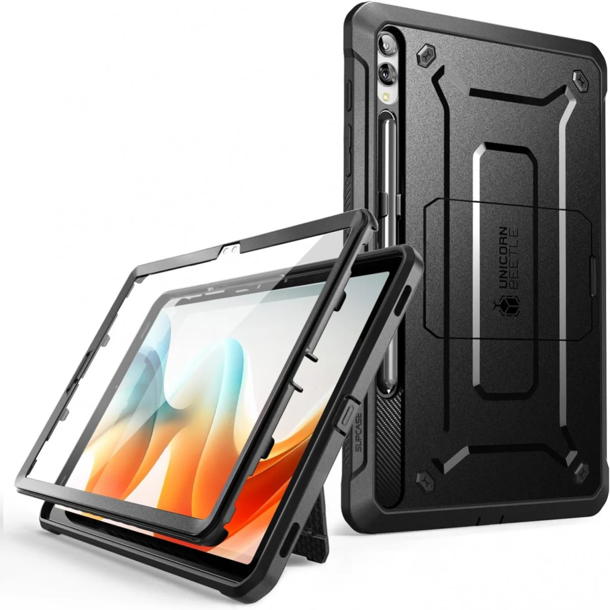 SUPCASE UB Pro Samsung Galaxy Tab S10 / S9 Plus Hoes Full Protect Zwart afbeelding 1