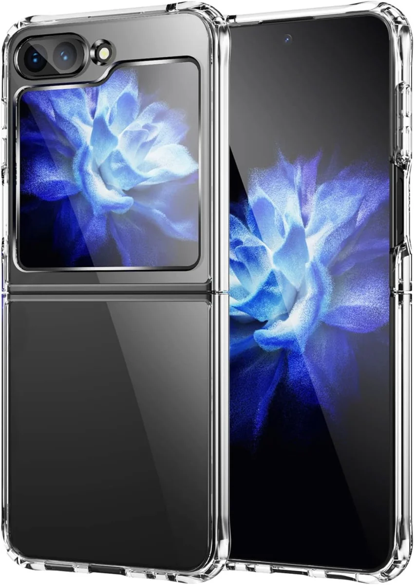 Samsung Galaxy Z Flip 5 Hoesje Schokbestendig en Dun TPU Transparant afbeelding 6