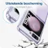 Samsung Galaxy Z Flip 5 Hoesje Schokbestendig en Dun TPU Transparant afbeelding 2