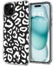 HappyCase iPhone 15 Hoesje Flexibel TPU Luipaard Print