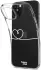 HappyCase iPhone 15 Hoesje Flexibel TPU Hartje Print afbeelding 4