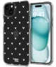 HappyCase iPhone 15 Hoesje Flexibel TPU Hartjes Print