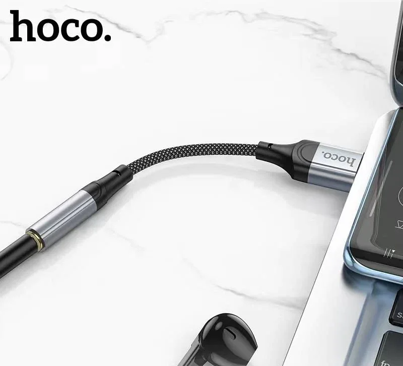 Hoco LS36 USB-C naar 3.5mm Digital Audio Converter 12cm afbeelding 3