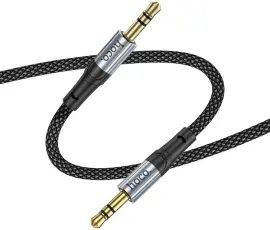 Hoco UPA26 3.5mm Jack naar 3.5mm Jack Audiokabel 1M Zwart