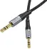 Hoco UPA26 3.5mm Jack naar 3.5mm Jack Audiokabel 1M Zwart afbeelding 4
