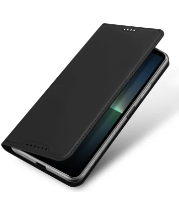 Dux Ducis Skin Pro Sony Xperia 5 V Hoesje Portemonnee Zwart Hoesjes