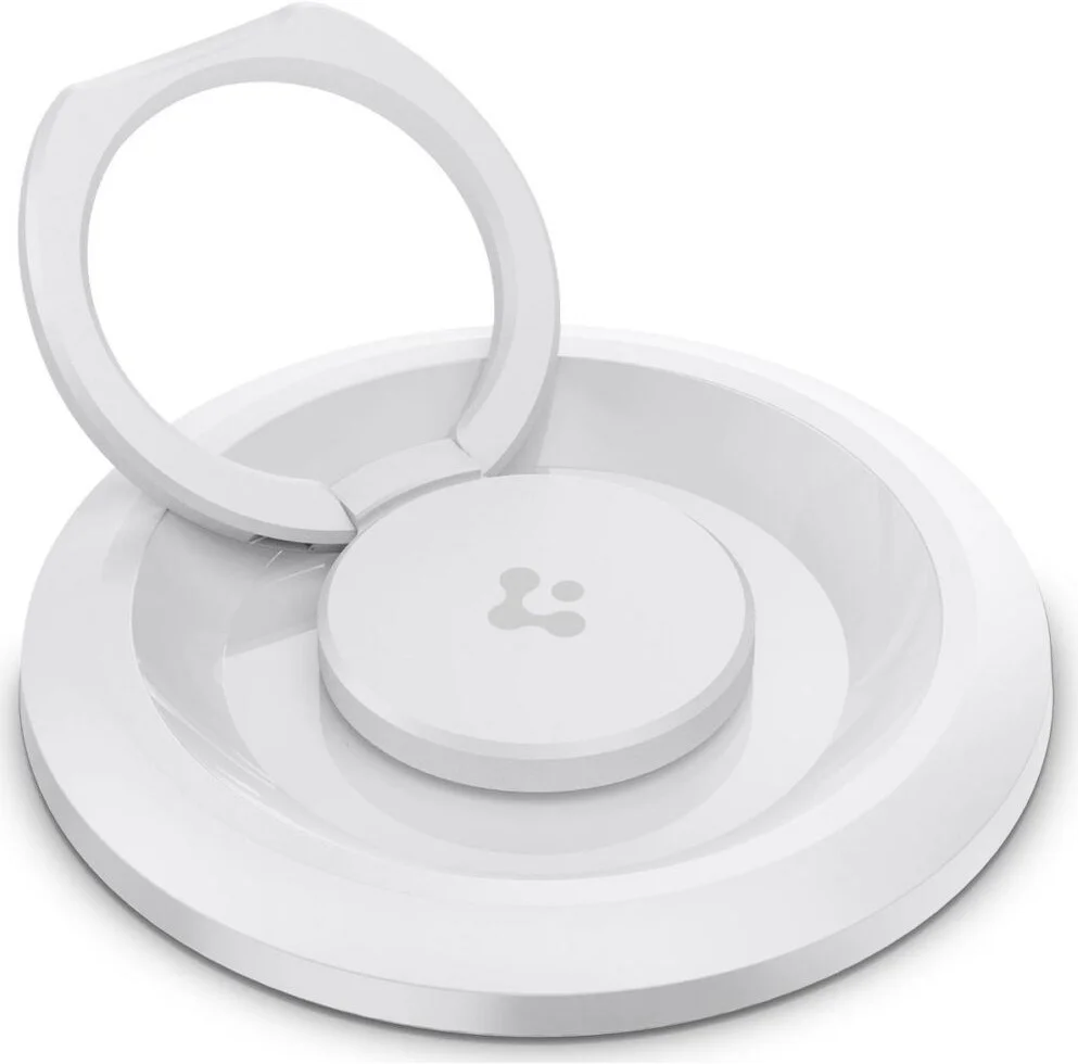 Spigen O-Mag Magnetische MagSafe Vinger Ring Houder Standaard Wit afbeelding 12