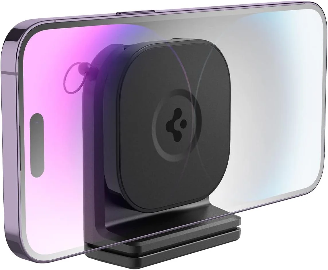 Spigen OneTap MagFit MagSafe Telefoonhouder Vliegtuig / Tafel Zwart afbeelding 1
