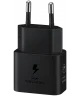 Originele Samsung 25W Efficiency Adapter met USB-C Kabel 1 Meter Zwart