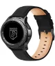Rosso Deluxe Universeel Smartwatch/Horloge Bandje 18MM Echt Leer Zwart