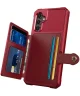 Samsung Galaxy A25 3 in 1 Back Cover Portemonnee Hoesje Rood