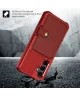 Samsung Galaxy S23 FE 3 in 1 Back Cover Portemonnee Hoesje Rood