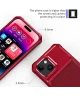 Apple iPhone 15 3 in 1 Back Cover Portemonnee Hoesje Rood