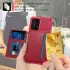 Samsung Galaxy A53 3 in 1 Back Cover Portemonnee Hoesje Rood afbeelding 3