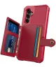 Samsung Galaxy A54 3 in 1 Back Cover Portemonnee Hoesje Rood