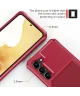 Samsung S23 Plus 3 in 1 Back Cover Portemonnee Hoesje Rood