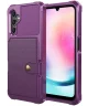 Samsung Galaxy A25 3 in 1 Back Cover Portemonnee Hoesje Paars