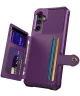 Samsung Galaxy A14 3 in 1 Back Cover Portemonnee Hoesje Paars