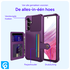 Samsung Galaxy A54 3 in 1 Back Cover Portemonnee Hoesje Paars afbeelding 5