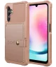 Samsung Galaxy A25 3 in 1 Back Cover Portemonnee Hoesje Roze