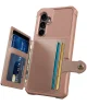 Samsung Galaxy S23 FE 3 in 1 Back Cover Portemonnee Hoesje Roze