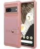 Google Pixel 7 3 in 1 Back Cover Portemonnee Hoesje Roze
