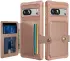 Google Pixel 8 Pro 3 in 1 Back Cover Portemonnee Hoesje Roze afbeelding 2