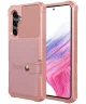 Samsung Galaxy A34 3 in 1 Back Cover Portemonnee Hoesje Roze