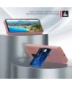 Samsung Galaxy A53 3 in 1 Back Cover Portemonnee Hoesje Roze