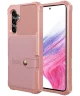 Samsung Galaxy A54 3 in 1 Back Cover Portemonnee Hoesje Roze