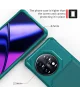 OnePlus 11 3 in 1 Back Cover Portemonnee Hoesje Groen Blauw