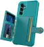 Samsung Galaxy A34 3 in 1 Back Cover Portemonnee Hoesje Groen Blauw afbeelding 7