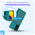 Samsung Galaxy A52 / A52S 3 in 1 Back Cover Portemonnee Hoesje Groen afbeelding 5