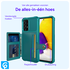 Samsung Galaxy A52 / A52S 3 in 1 Back Cover Portemonnee Hoesje Groen afbeelding 2