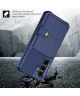 Samsung Galaxy S23 FE 3 in 1 Back Cover Portemonnee Hoesje Donkerblauw