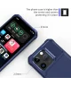 Apple iPhone 15 Pro 3 in 1 Back Cover Portemonnee Hoesje Donkerblauw