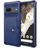 Google Pixel 7 3 in 1 Back Cover Portemonnee Hoesje Donkerblauw