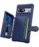 Google Pixel 8 3 in 1 Back Cover Portemonnee Hoesje Donkerblauw