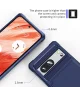 Google Pixel 8 3 in 1 Back Cover Portemonnee Hoesje Donkerblauw