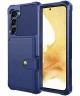 Samsung Galaxy S23 3 in 1 Back Cover Portemonnee Hoesje Donkerblauw