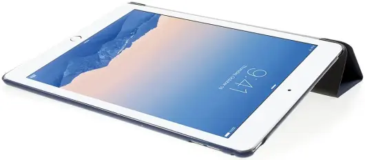 Apple iPad 9.7 2017 / 2018 / Air (2) Hoes Tri-Fold Book Case Blauw afbeelding 9