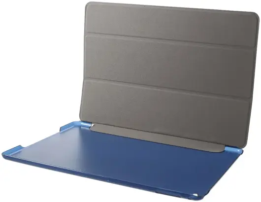 Apple iPad 9.7 2017 / 2018 / Air (2) Hoes Tri-Fold Book Case Blauw afbeelding 10