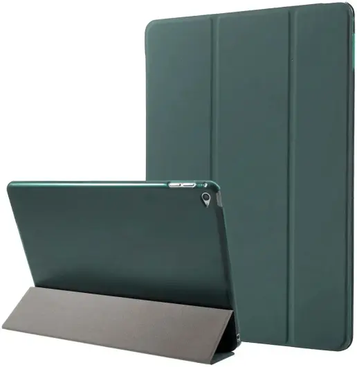Apple iPad 9.7 2017 / 2018 / Air (2) Hoes Tri-Fold Book Case Groen afbeelding 1
