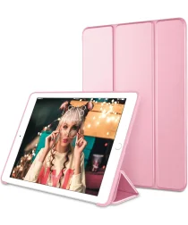 Apple iPad 9.7 2017 / 2018 / Air (2) Hoes Tri-Fold Book Case Roze