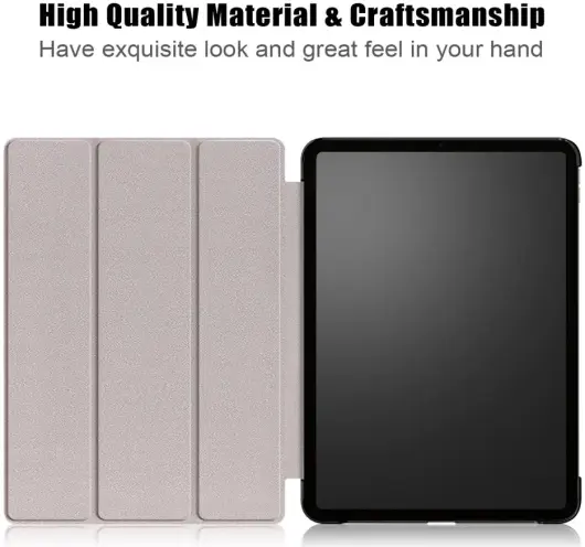 Apple iPad Air 10.9 (2020 / 2022) Hoes Tri-Fold Book Case Rood afbeelding 8