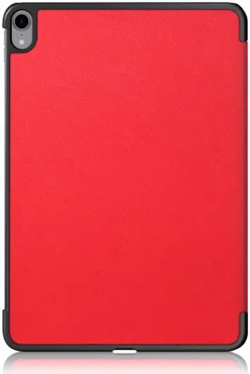 Apple iPad Air 10.9 (2020 / 2022) Hoes Tri-Fold Book Case Rood afbeelding 9
