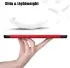 Apple iPad Air 10.9 (2020 / 2022) Hoes Tri-Fold Book Case Rood afbeelding 6